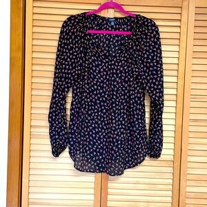 Chaps shirt. Slightly see-through.